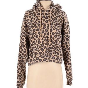 Abercrombie Cheetah print hoodie Size Small